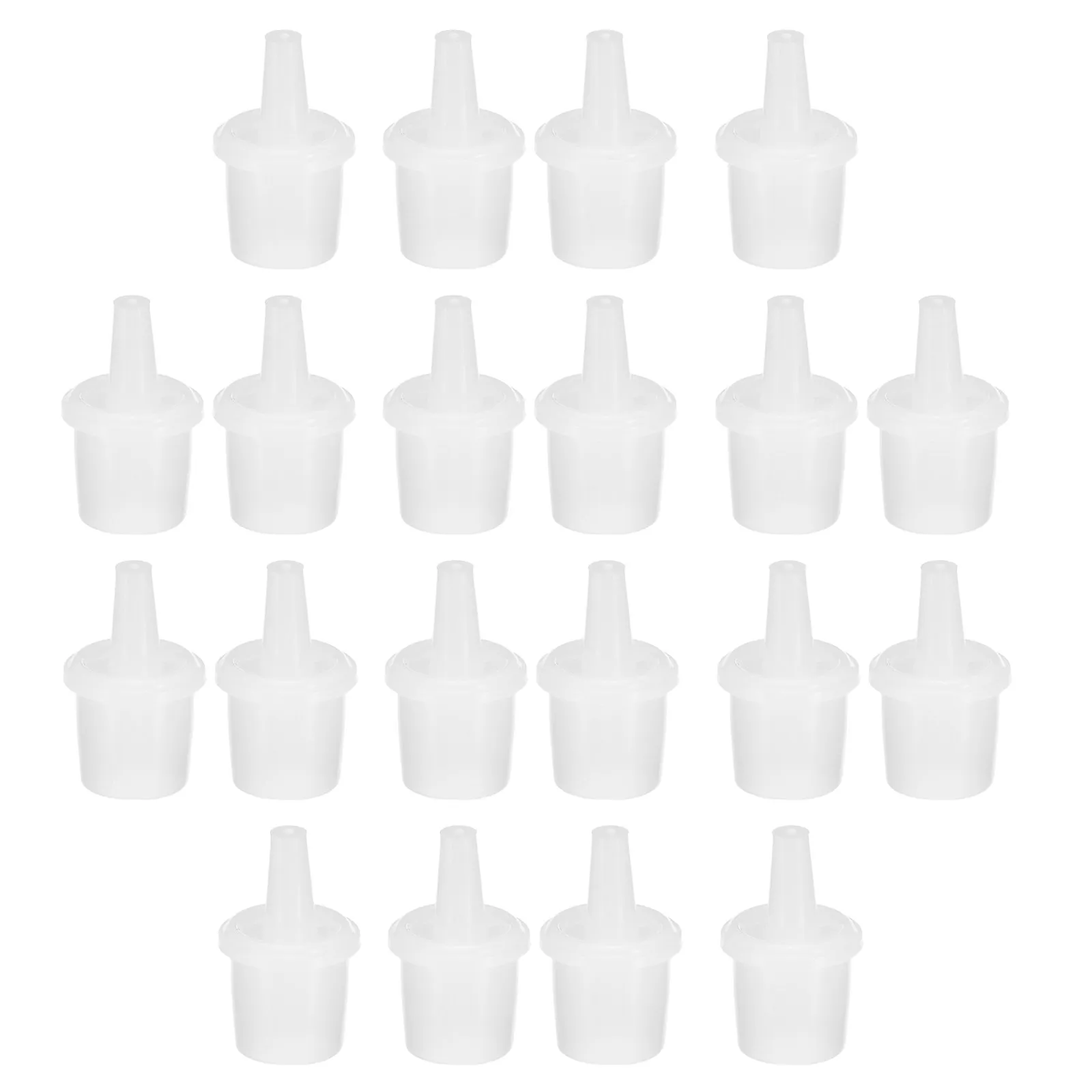 100Pcs Eyelash Glue Bottle Applicator Tips Nozzle Caps Glue Extender for Craft Applications