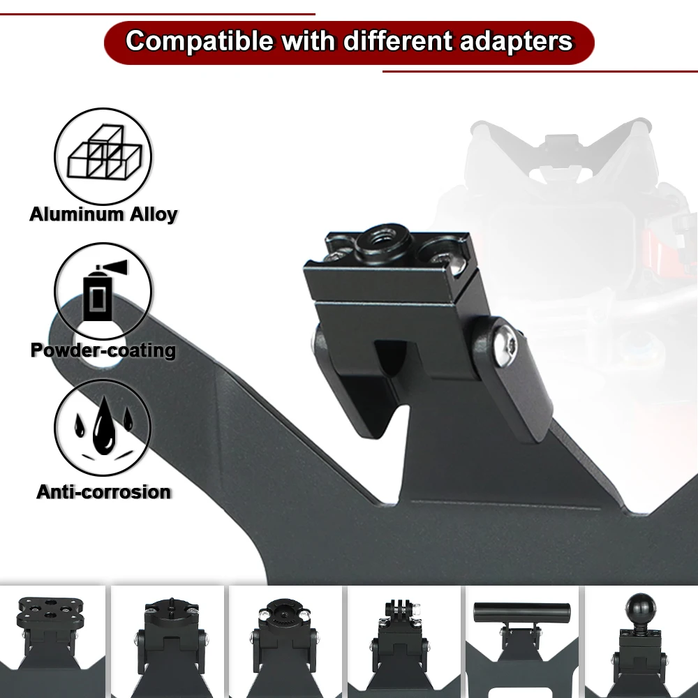 For Ducati Multistrada V4 V4S V4 RS V4 Pikes Peak V4 Rallly GPS Navigation Bracket Motorcycle Windshield Mount GPS Phone Holder