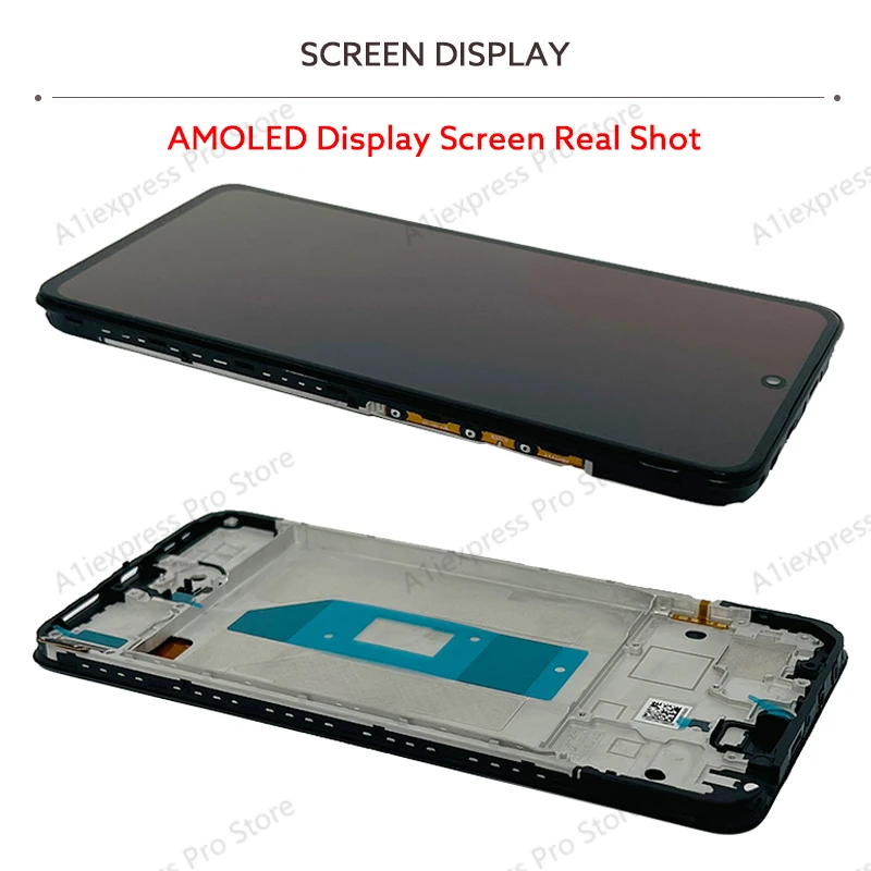 Wyświetlacz AMOLED LCD do Xiaomi Redmi Note 14 4G 24117RN76G 24117RN76O 24117RN76E Ekran Dotykowy Digitizer Zestaw Części LCD — zdjęcie produktu 4