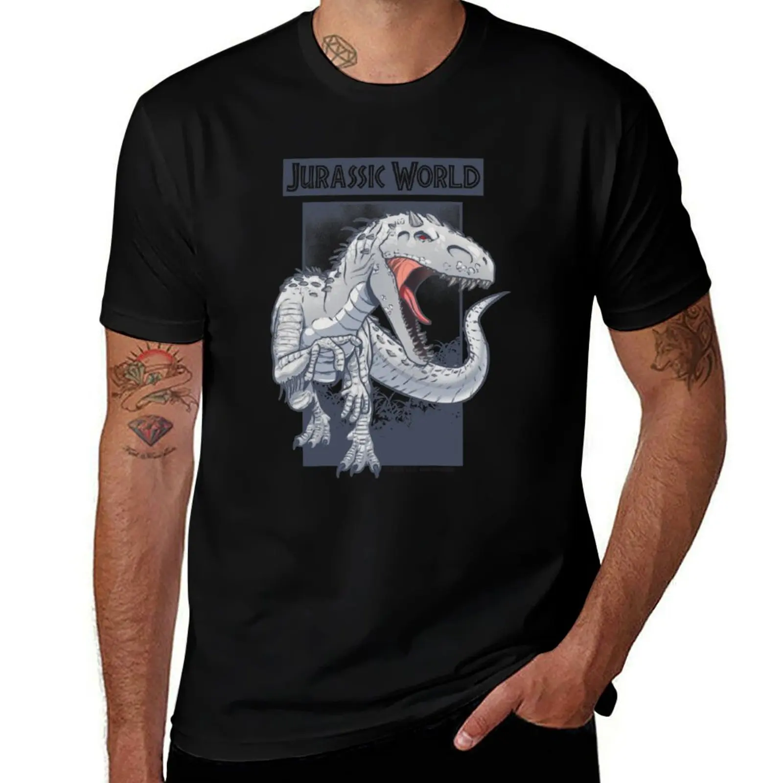 Indominus Rex Jurassic World T-Shirt Moisture Wicking Athletic T-Shirt