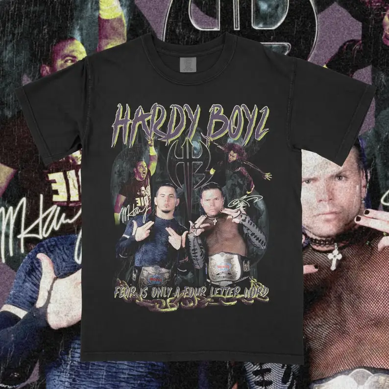 Retro hardy boyz bootleg shirt, vintage wrestling , unisex comfort colors