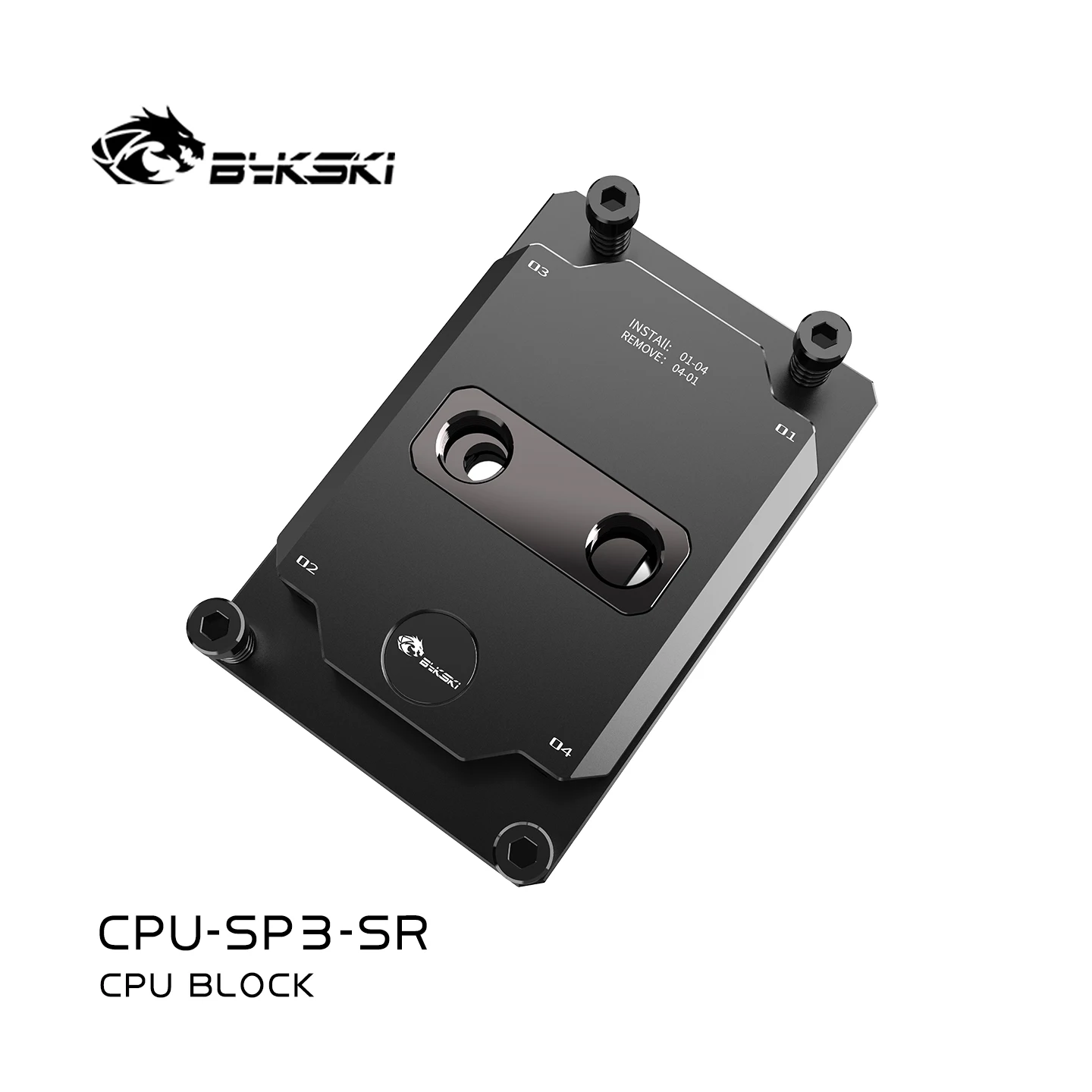 

Bykski CPU-SP3-SR CPU Water Block Use for Rectangle AMD TR4 / SP5 AI Server Processor / Full Metal PC Cooling Copper Radiator