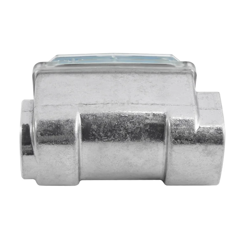 25 Digital Turbine Flow Meter for Measuring Gasoline Water Sea Liquid Flowmeter Blue