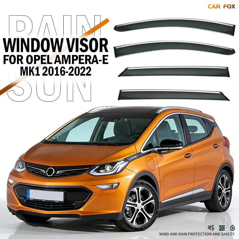 

For Opel Ampera E MK1 2016-2022 Window Visor Vent Shades Ventvisor Wind Deflectors Visors Rain Visor Body Kit