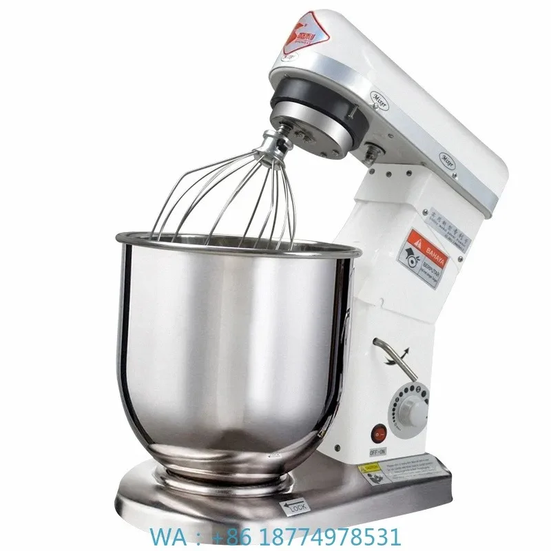 1. 7L Stainless Steel Professional Bakery Prep Station 500W 220-240V Tabletop Layout For Cake And Bakery Raw Material Craft