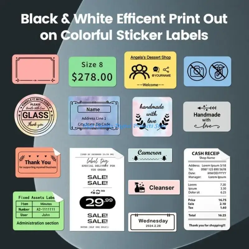 

U2JE Fast Speed Bless Maker Maker для розничной кухонной организации штрих -кода печать