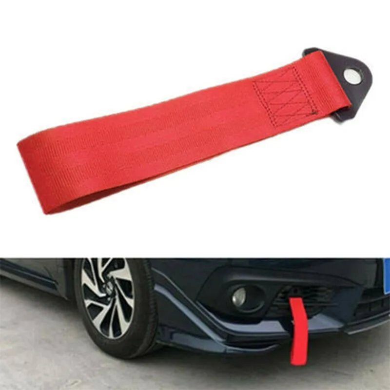Corda da traino per auto in nylon ad alta resistenza Cintura da trazione Corda da trazione / Gancio / Corda da traino per auto Paraurti Cintura da trazione per rimorchio Accessori per auto