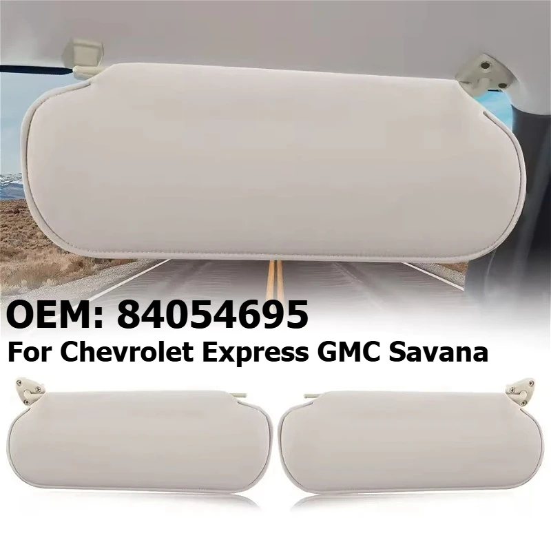 Car Sun Visor for Chevy Express GMC Savana 1500 2500 3500 1999 2000 2001 2002 2003 2004 2005-2014  Left Hand Drive 84054695