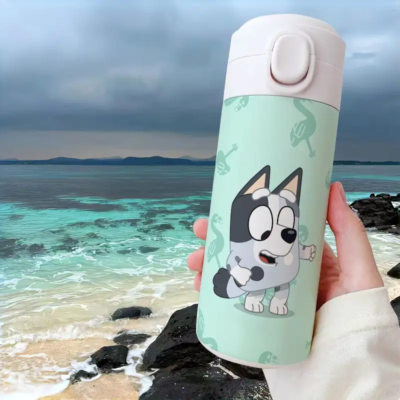 

Термос Blueys 300 мл, детский, из нержавеющей стали, с вакуумной изоляцией, портативный, с мультяшным аниме-дизайном