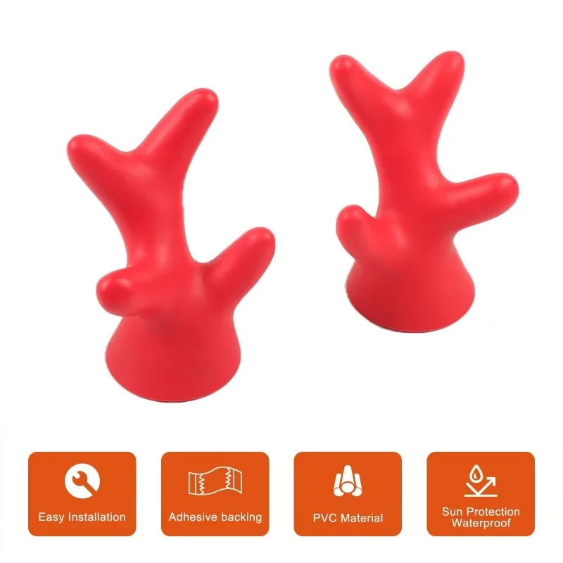 صالح لمازدا MX-5 مياتا رودستر 2016-2024 بولي كلوريد الفينيل سقف السيارة الديكور الغزلان قرن الوعل ملصقات ثلاثية الأبعاد اكسسوارات السيارات