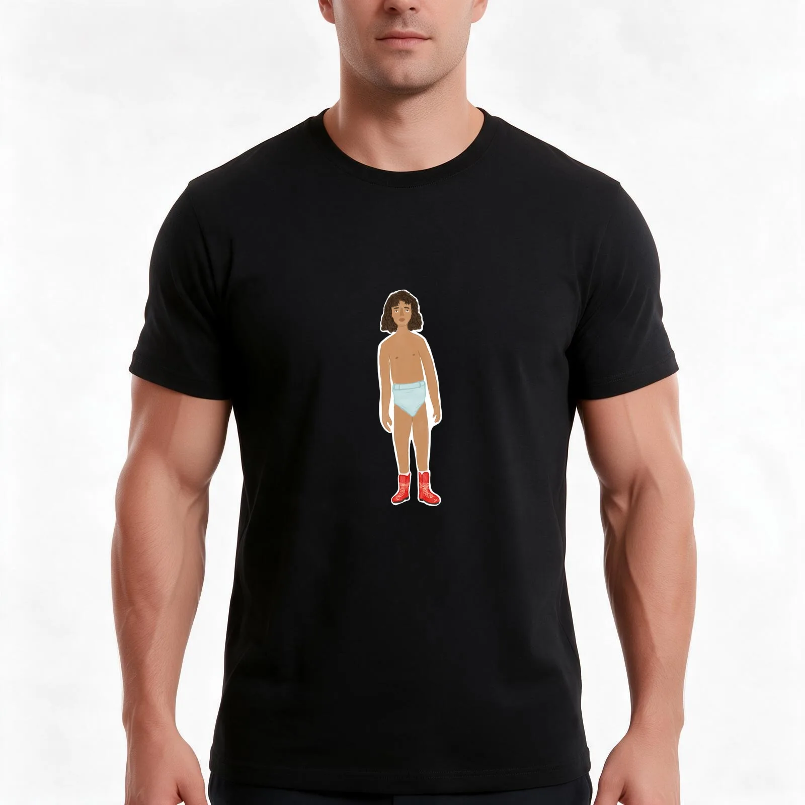 Nacho Libre Esqueleto/Steven T-Shirt, Classic Crew Neck Shirt, Breathable Cotton Everyday Tee