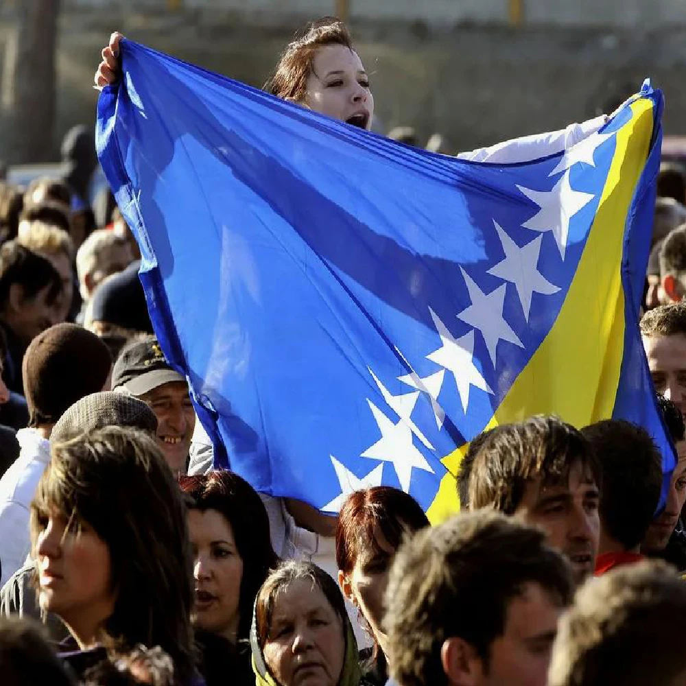 FLAGLINK 90x150 CM Bosnia And Herzegovina Flag For Decoration
