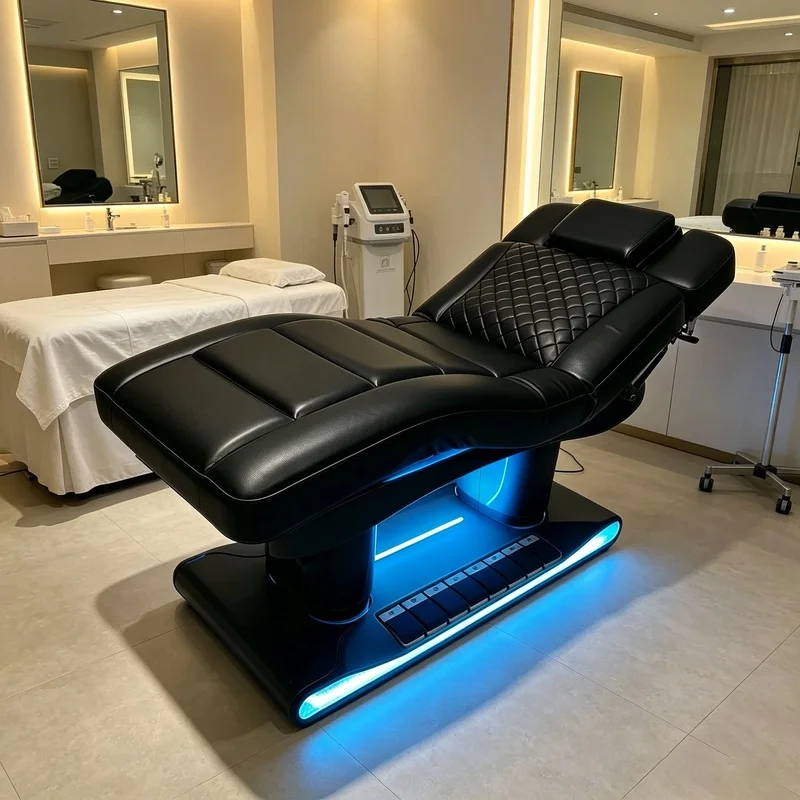 Beauty Bed Modern 4-Motor Electrical Medical Examination Chair Massage Table Facial for Aesthetic Procedures Beauty Bed