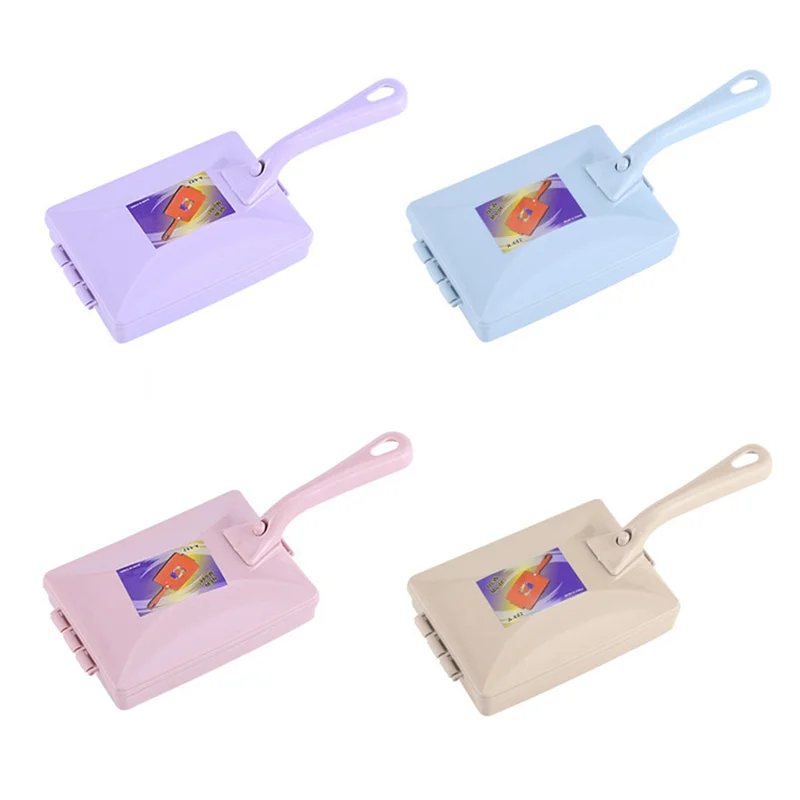 4 قطعة منظف الفتات اليدوي يده مكنسة دوارة مزدوجة للمنزل غرفة نوم مكتب السجاد Debrisa83x