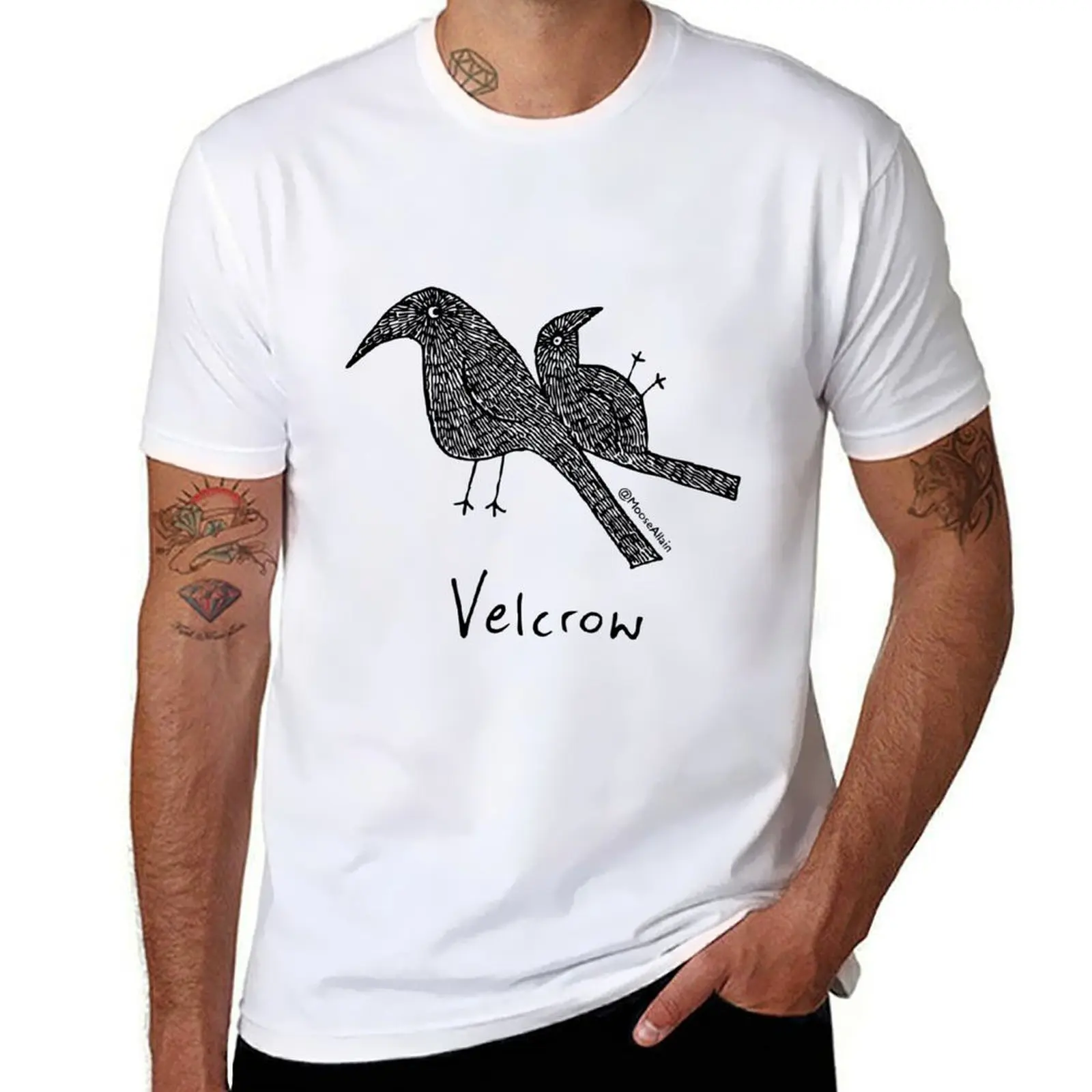 

Velcrow T-Shirt t shirts for man graphic tees funny t shirts cotton essential t shirt T-shirt
