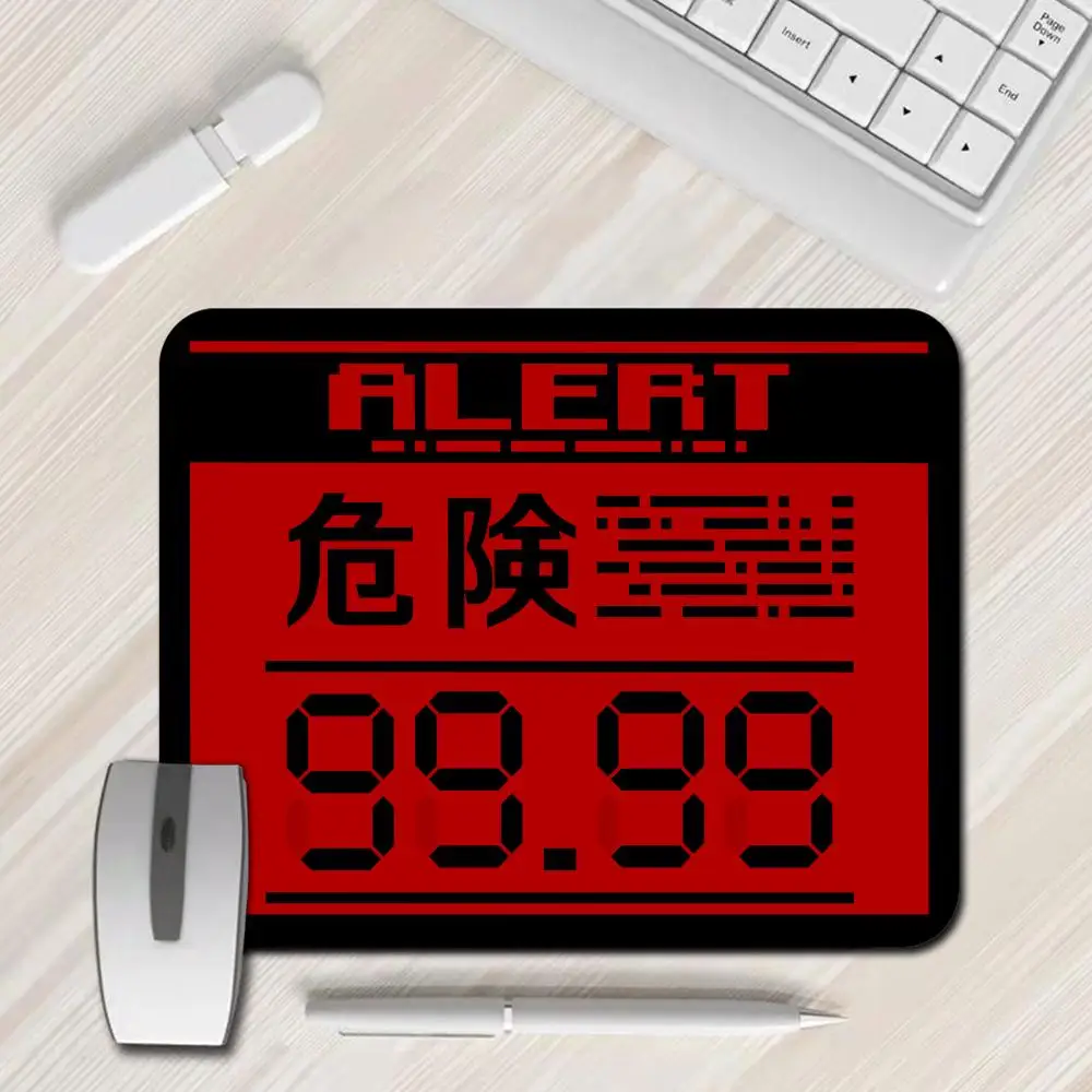 Metal Gear Solid Alert Mode Englisches Mauspad, rutschfeste Gummiunterseite, Gamer-Mauspad-Zubehör, Videospiel, Büro, Computer, PC-Matte