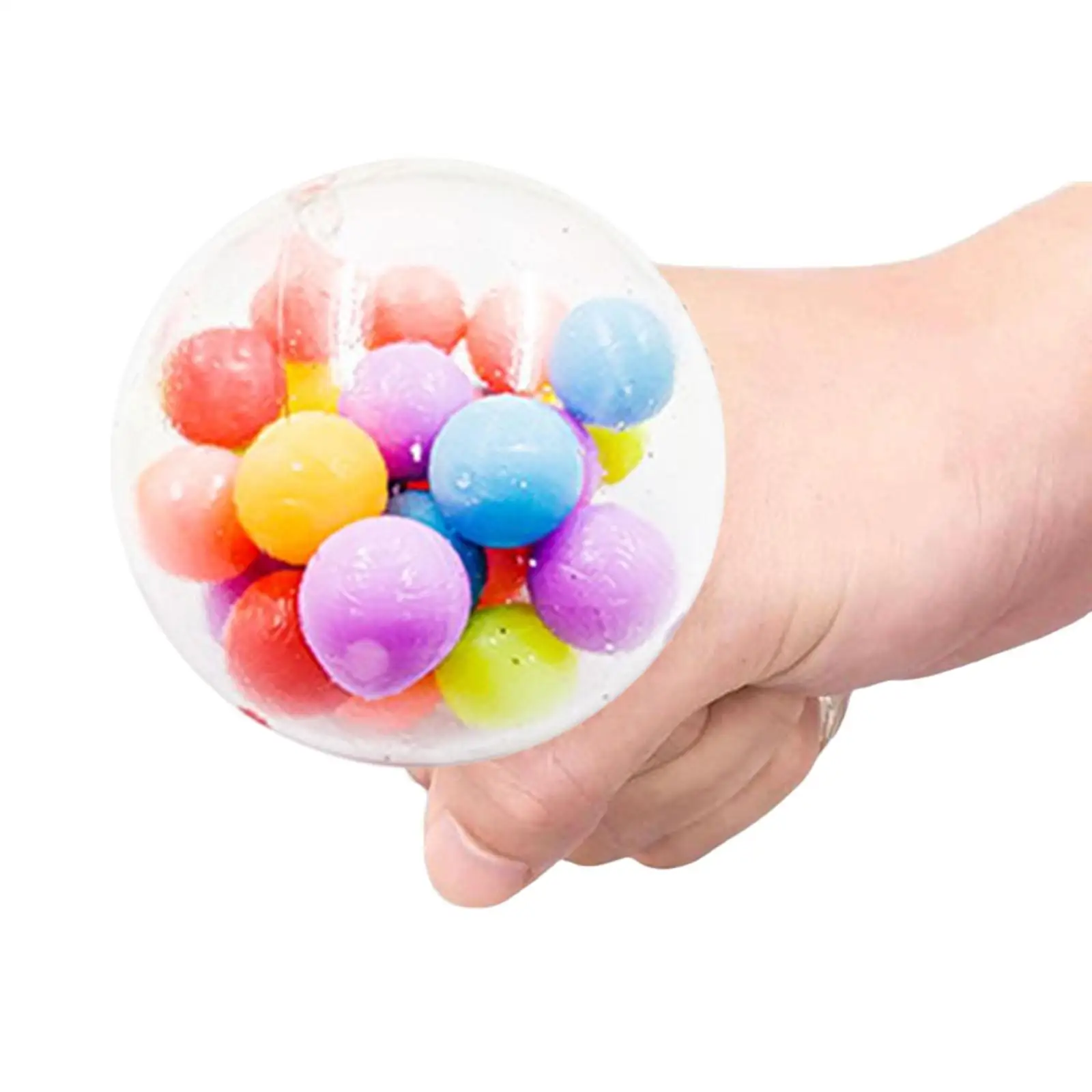 재미 있은 무지개 공 가제트 환기 장난감 운동을위한 감각 장난감 할로윈 생일 선물