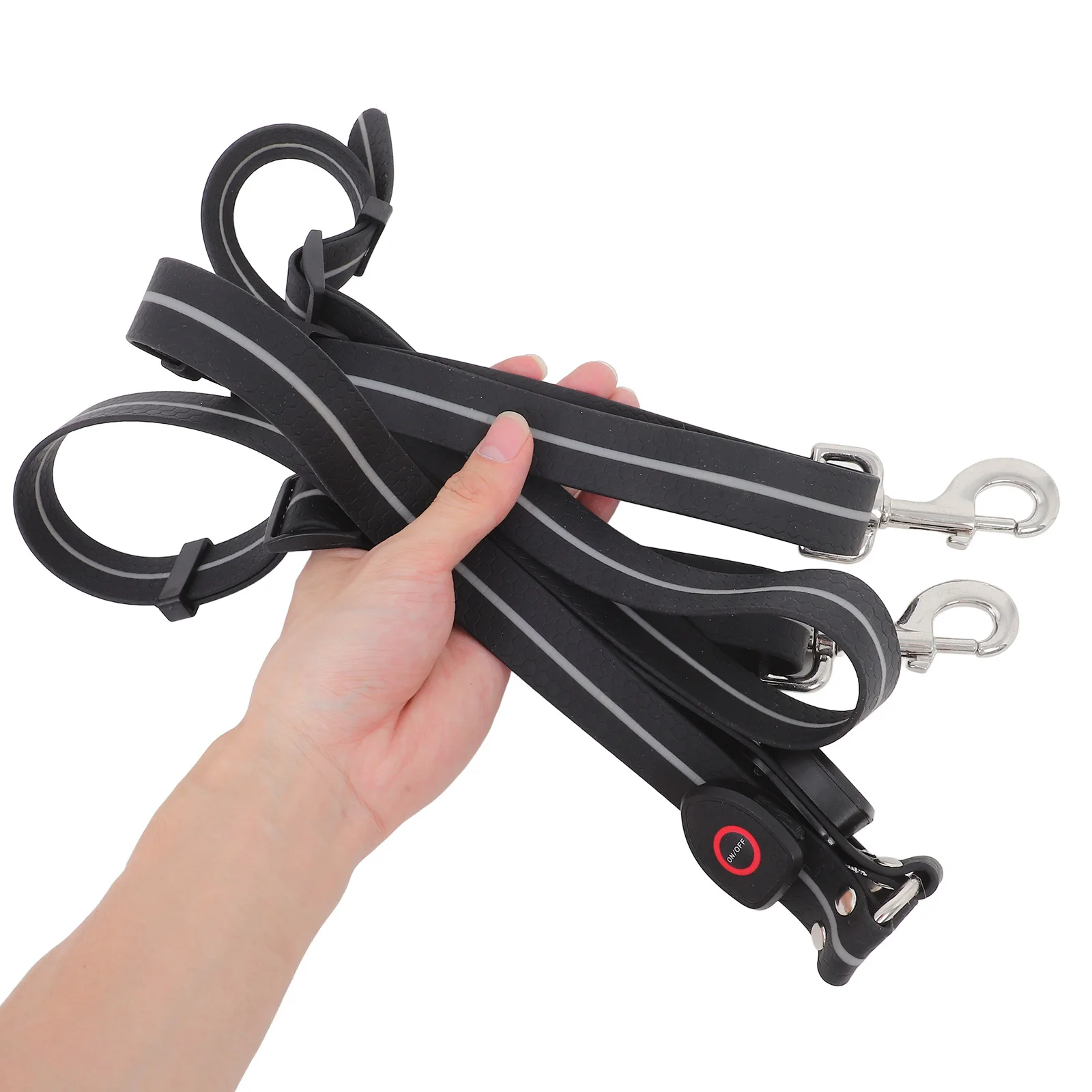 حبل سحب قابل للتعديل على شكل حصان LED لركوب الخيل مقاوم للماء وضوح عالي ومصباح حزام الفروسية المتوهج #5