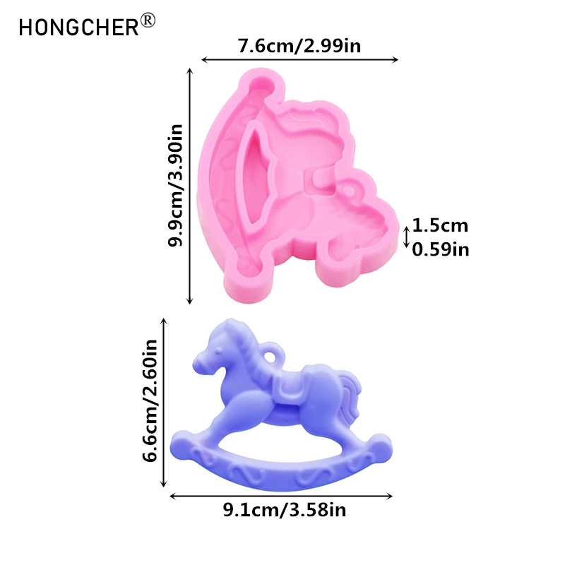 Trojan Horse DIY silicone mould aromatherapy plaster pendant car pendant decoration diffuser stone DIY resin material wings drip