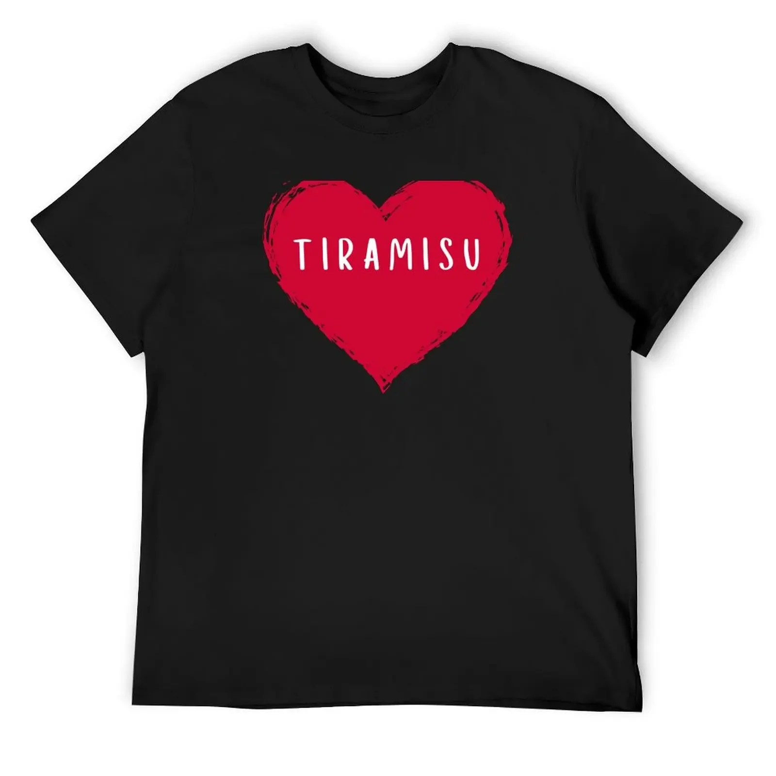 I Love Tiramisu - Cute and Adorable Dessert Tiramisu Text Design With a Heart T-Shirt vintage anime shirt mens designer t shirt