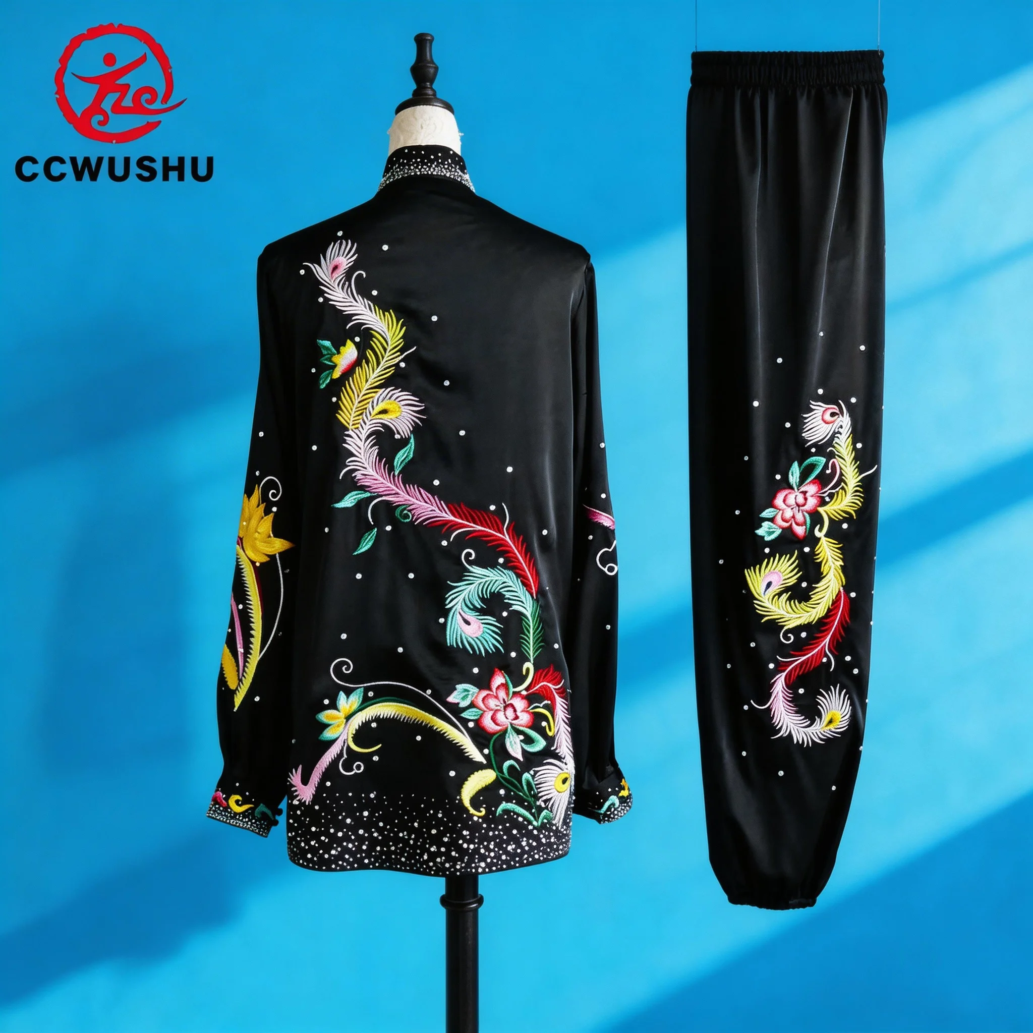 Tailor-Made Clothing for Martial Arts Competition, Embroidered Clothing, Wushu clothes, Taichi, Taiji, Changquan Uniform CCWUSHU view 2