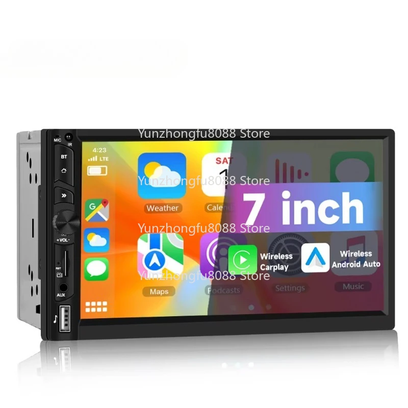 

2 Din 7 inch Wireless Car Player/Android Car Radio IPS Touch Screen Stereo BT FM USB Auxiliary SD Card EQ MP5 Player