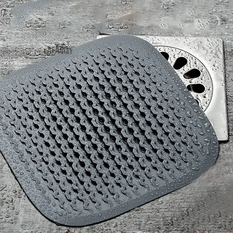 

Silicone Floor Drain Hair Filter Catcher Kitchen Sink Plug Filter Stopper Shower Bathtub Drain Strainer Cover Bathroom Supplies