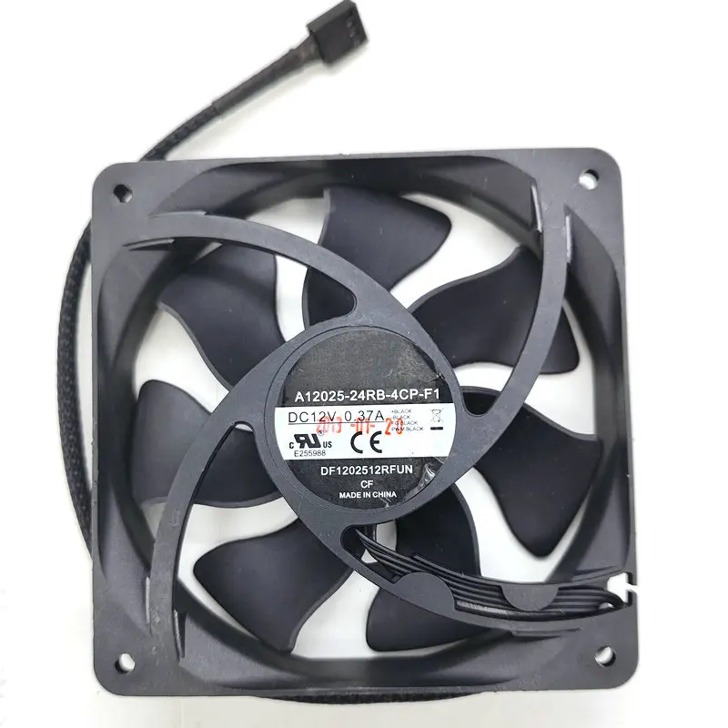 New A12025-24RB-4CP-F1 DF1202512RFUN 12V 0.37A Computer CPU Cooling Fan