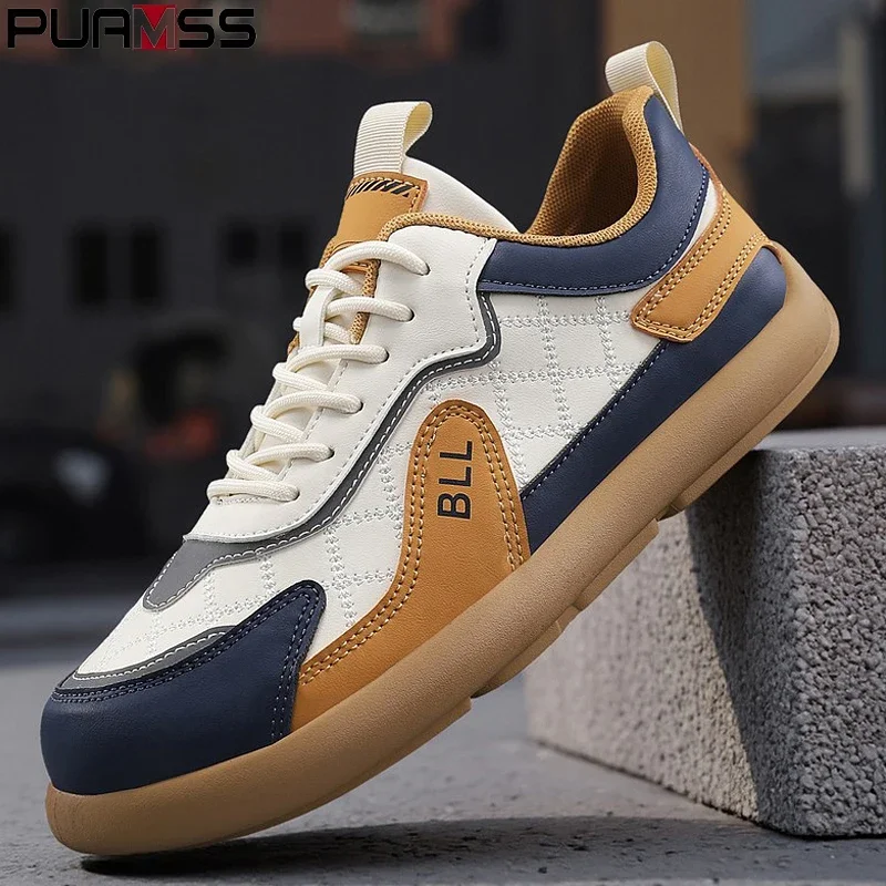 

PUAMSS Men Casual Sports Shoes German Training Shoes Retro and Versatile Korean Version Casual Hiking Board Shoes Trendy Shoes