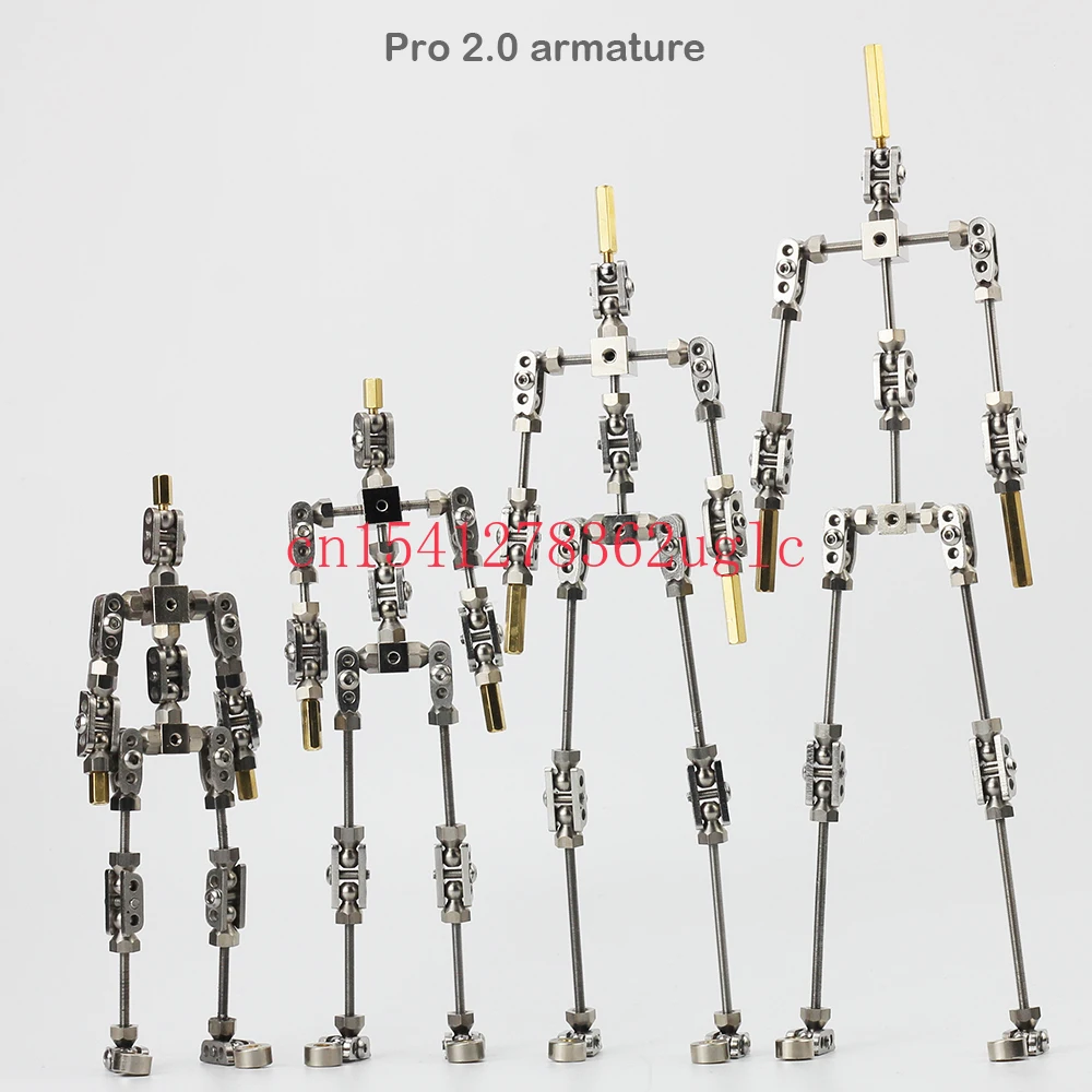 Professional stop-motion animation stainless steel flexible wear-resistant skeleton