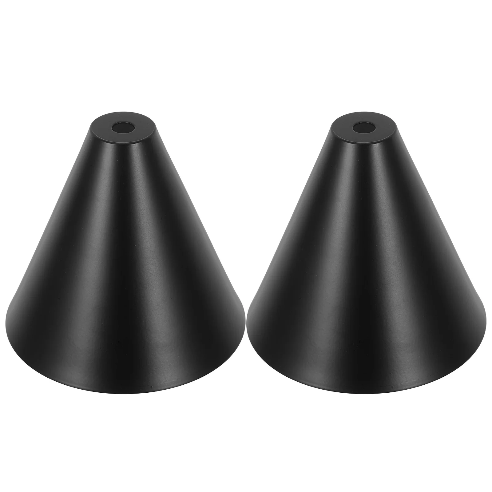 

2pcs Iron Cone Lamp Shades Industrial Vintage Mini Metal Pendant Light Cover For Ceiling Hanging Table Chandelier Wrought Iron