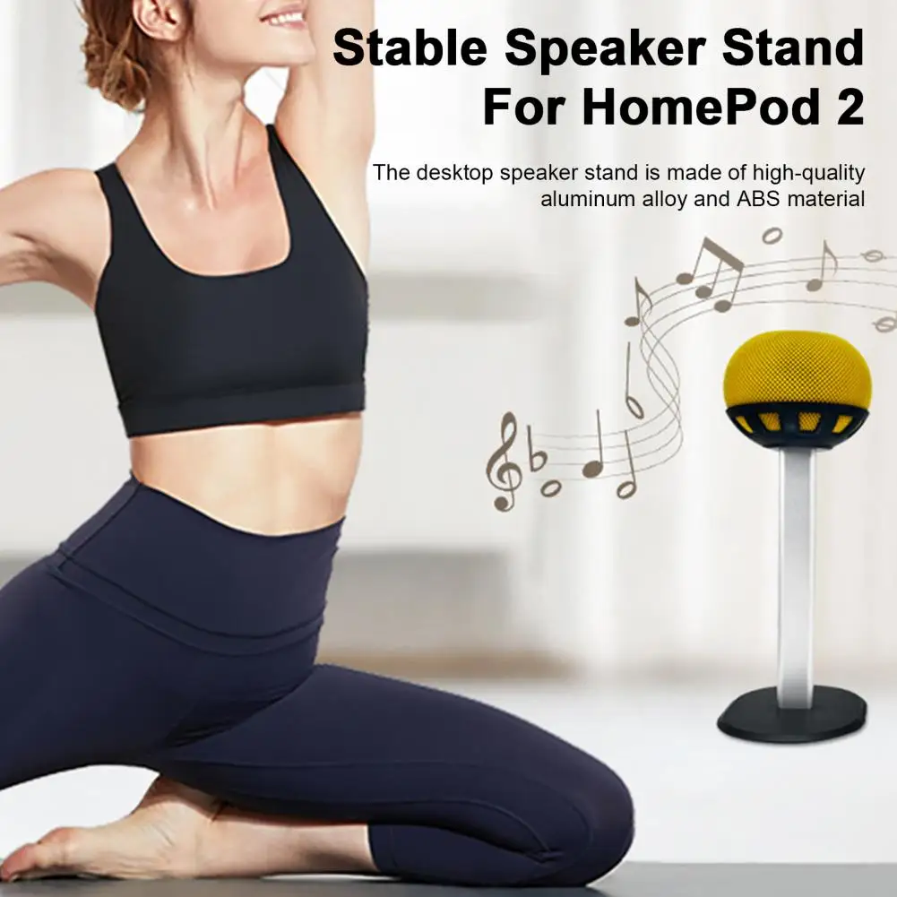 Desktop Stand Sturdy Desktop Speaker Stand with Non-slip Design for Homepod Mini High Stability Table Top Speaker for Enhanced