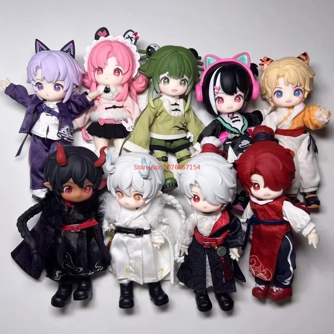 Original 2024 Nagi Study Tour Series Three Generations Box Bjd Doll Bag Collection Decoraticollect Kawaii Birthday Gifts Toys