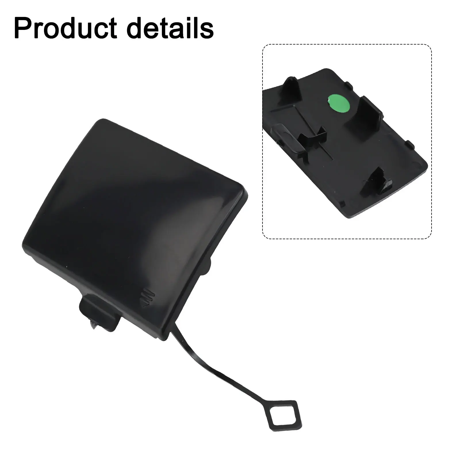 

Vehicle Upgrade Tow Hook Cover Car Bumper Part Custom Fit Design Easy Installation Functional Protective Element