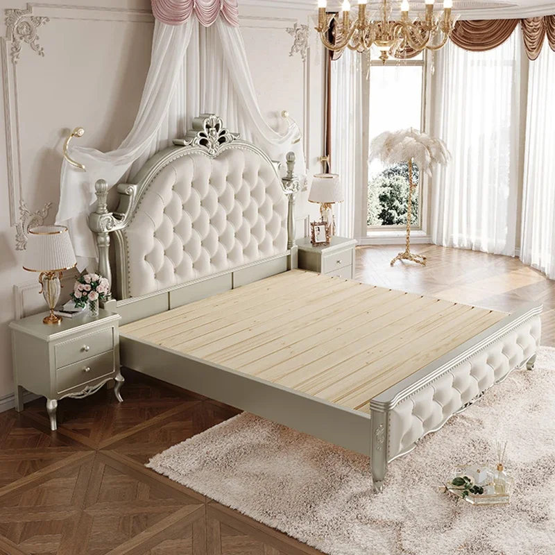 Bedroom Double Bed Children Luxury Modern Wooden Multifunctional Massage Bed Design Sleeping Beliche Lounge Suite Furniture