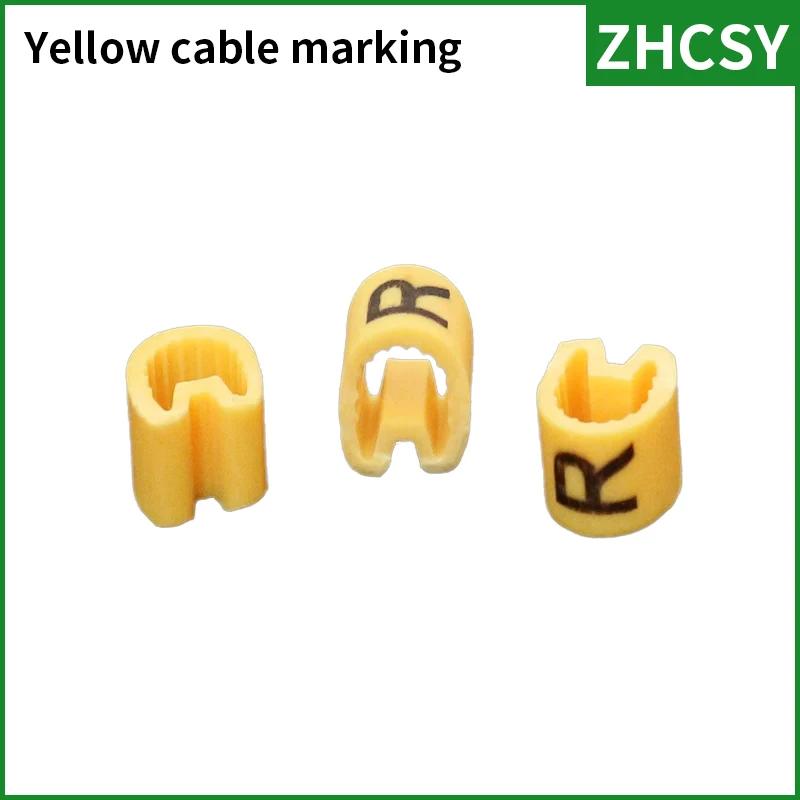 

Yellow Cable Markers EC-0 EC-1 EC-2 EC-3 0.5 0.75 1 1.5 2.5 4 6 8 10 12 16 MM2 For Wire Diameter Tubing