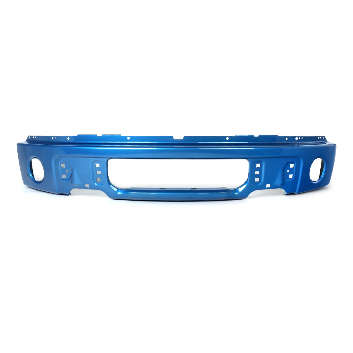 Stainless Steel Front Bumper For Ford F150 2019-2014 Blue Jeans Front Surround Body Kit Front Bumper Bar with Fog Lights Hole