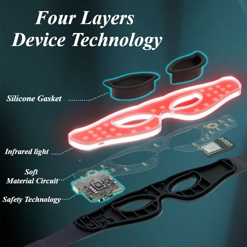 الأشعة تحت الحمراء الإشعاع العين مدلك العيون الجمالية معدات تدليك إزالة الدهون المنزل استخدام أجهزة التجميل آلة التجميل القابلة لإعادة الشحن #5