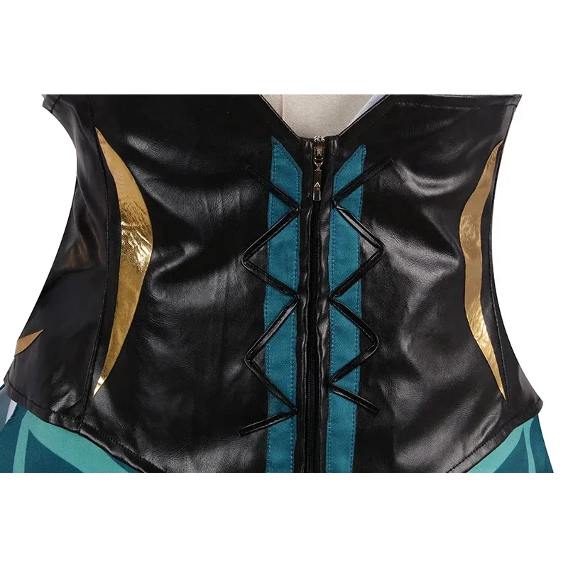 s;3'c\5/b'Anime Genshin Impact Katheryne Game Suit Elegant Uniform Cosplay Costume Party Role Play Clothing Halloween 3'f,6\b;8 view 5