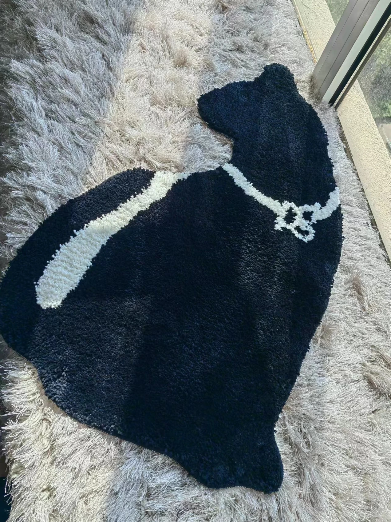 

Cute Patterned Non-Slip Carpet Bedroom Batoom Home Use Mat Absorbent And Comfortable Cartoon Korean Sle Mixed Fabric