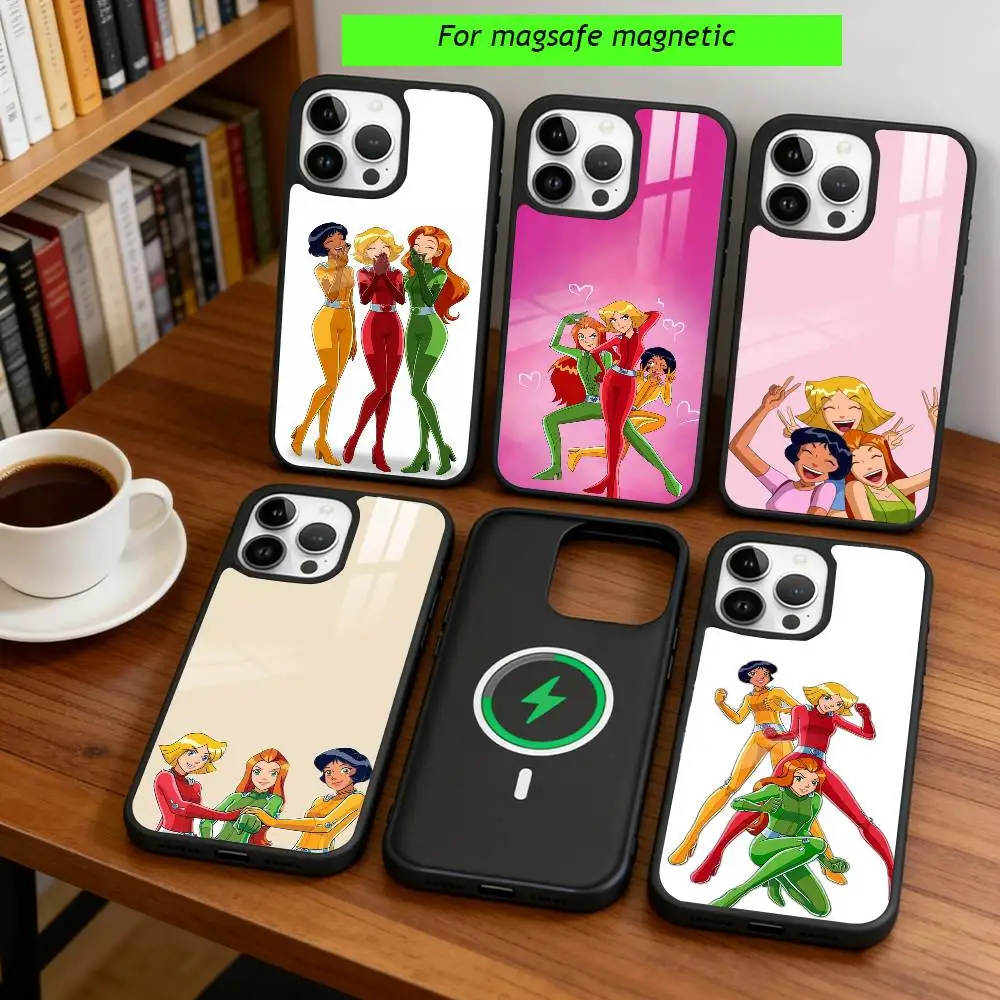 

T-Style Spies Phone Case For iPhone17,16,15,14,13,12,11 Plus,Pro Magnetic For Magsafe Wireless Charging