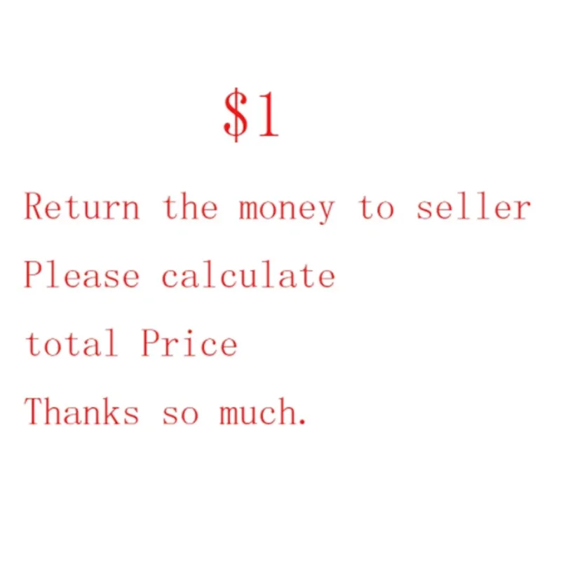 Return the money to seller