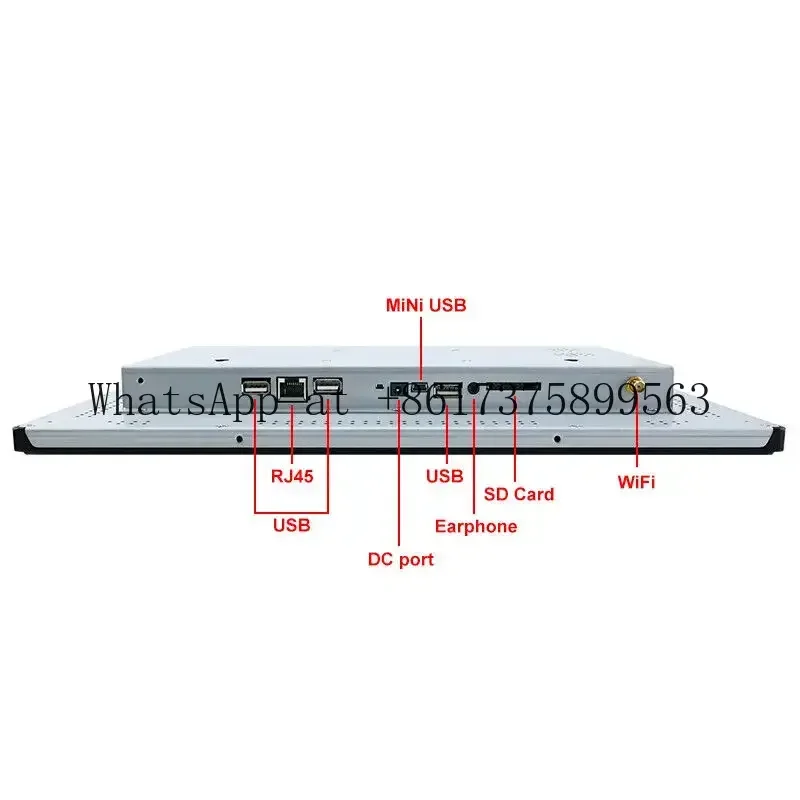 13.3 Inch Wall Mount Embedded Android Industrial LCD Touch Screen PC t
