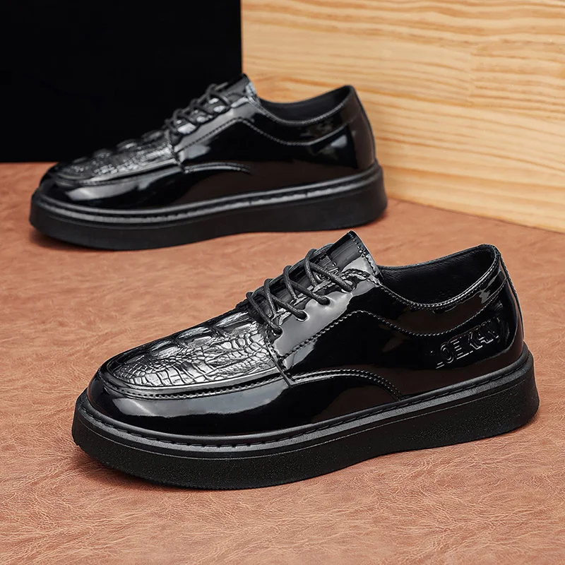 

2026 New Men's British Style Business Casual Shoes, Fashion Non-slip Comfortable Versatile Daily Office Walking Shoes