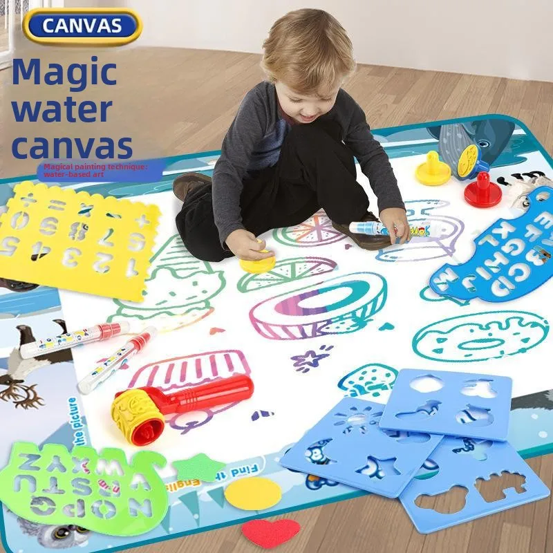 Magic Water Canvas Toy Can Be Clear Water Painting Drawing Board Magic Color Graffiti Blanket Water Painting Book Children's Toy
