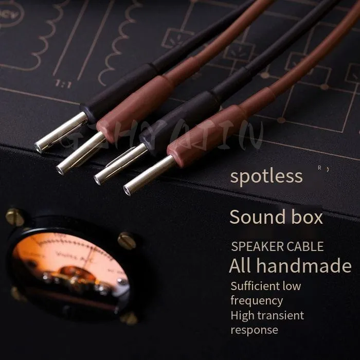 

Hand-made HIFI speaker cable with fever and high quality pure copper speaker cable