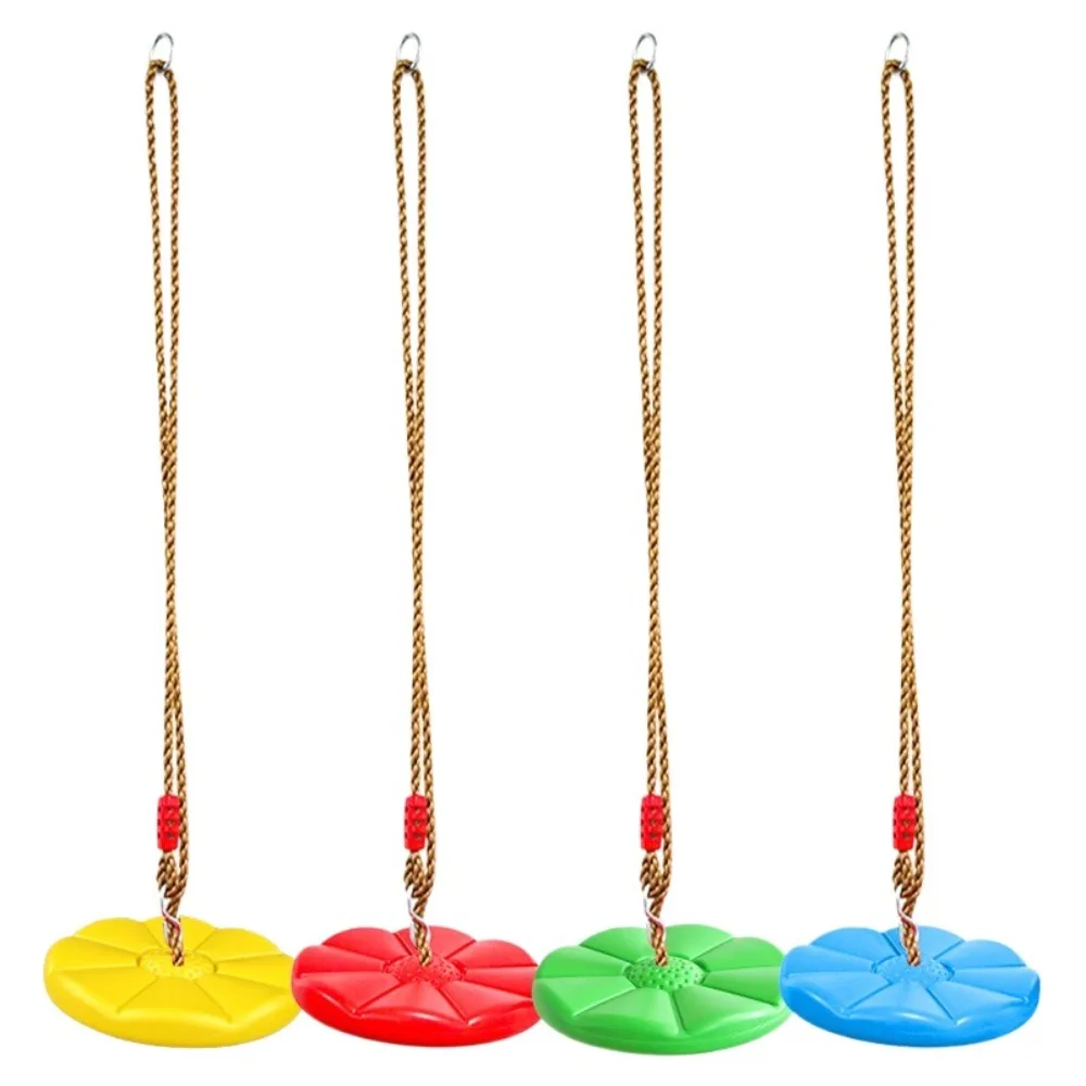 Height Adjustable Ropes Children's Disc Swing Indoor Outdoor Toys Fitness Equipment Kids Garden Swing Gifts