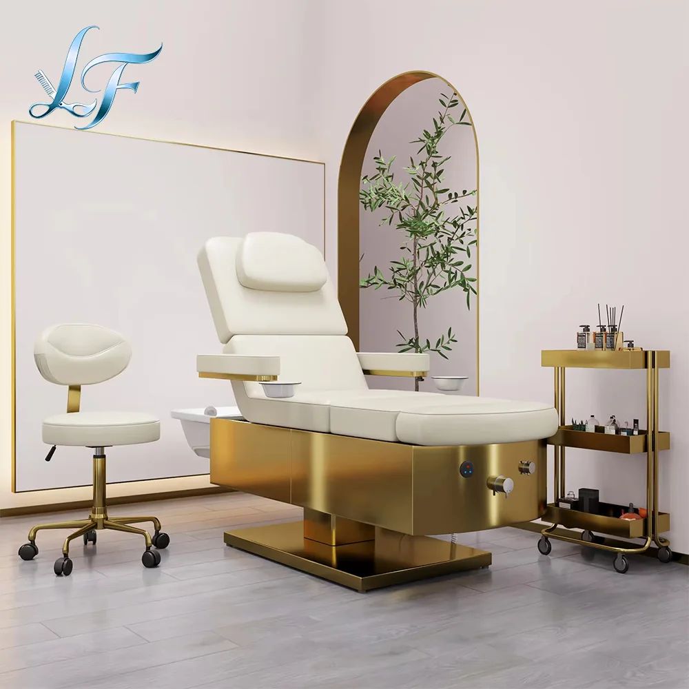

Salon Furniture Beauty Hydraulic Spa Tattoo Clinic Electric Facial Bed For Esthetician Professional Durable Comfortable Stable