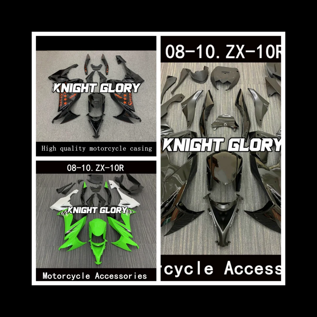 

Подходит для ZX-10R 2008 2009 2010, комплекты обтекателей корпуса мотоцикла, спойлер, литье под давлением, комплект кузова