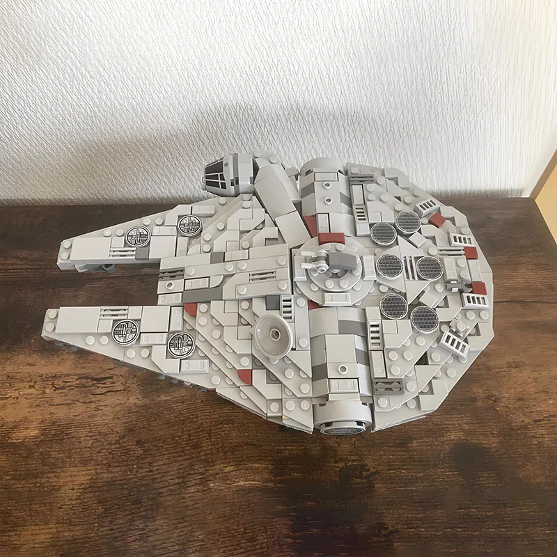 (مصممة من CreationCaravan) جديد 720 قطعة MOC-232890 الألفية المركبة الفضائية اللبنات نموذج لتقوم بها بنفسك الطوب سفينة الفضاء مجموعة اللعب #2